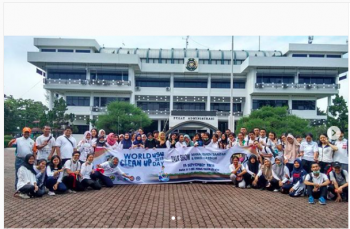 Active participation of students and staff in the World Clean Up Day Event